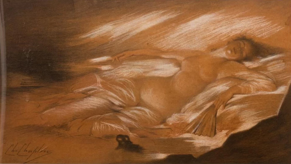 Charles Joshua Chaplin - Figura distesa